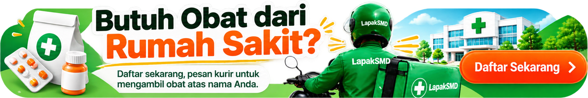 Butuh Obat dari Rumah Sakit? Daftar sekarang, pesan kurir untuk mengambil obat atas nama Anda. Daftar Sekarang